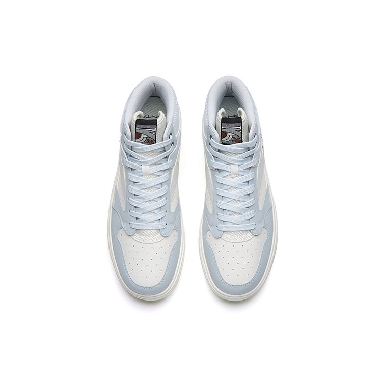 Anta Street Style Mid-Top Sneakers Men Sneakers White Gray 112238065-1