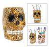 Holder, Novelty Skull Shaped Makeup Organizer, Organizer Storage for Countertop,