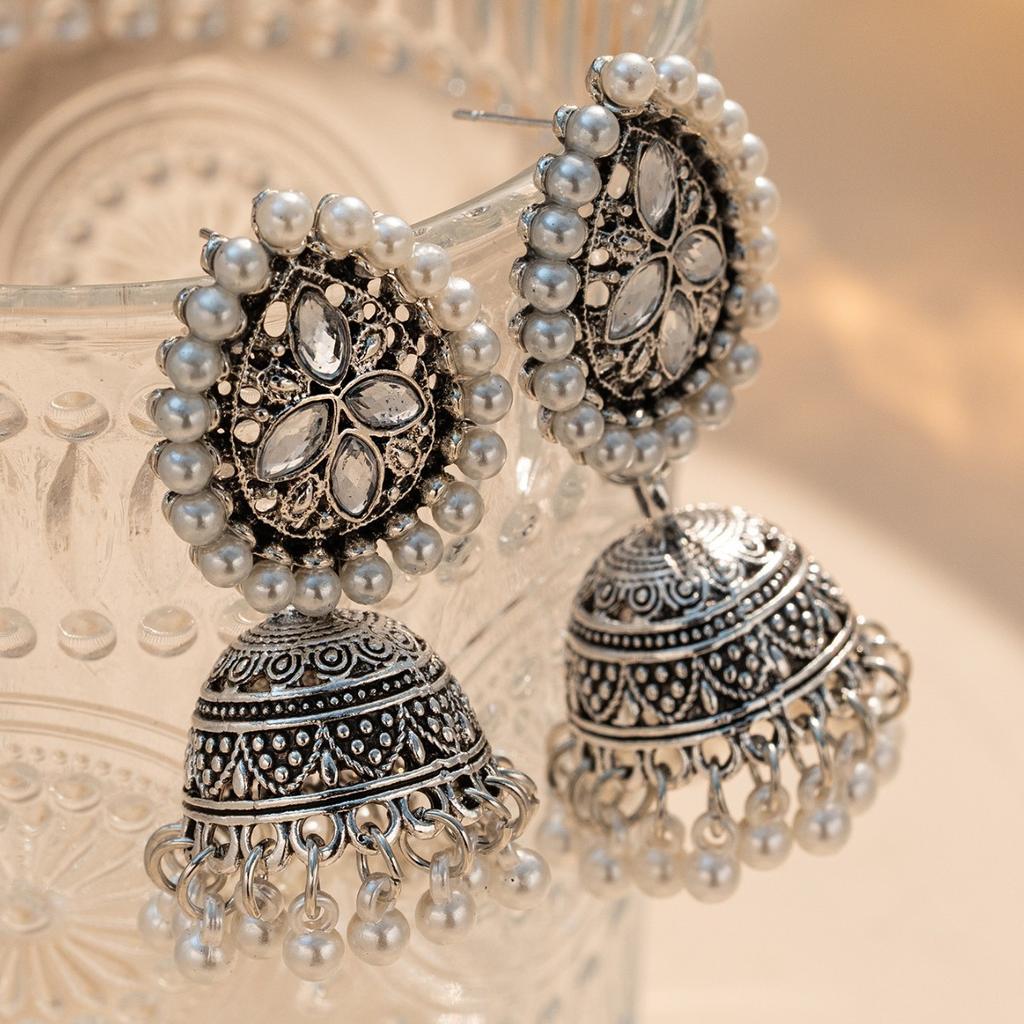 Carved Style, Light Luxury Style, Ethnic Style, Foreign Trade Earrings