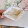 Elegant Flower Print Cosmetic Pouches Compact Cotton Storage Bag Makeup Bag For Lipstick And Essential