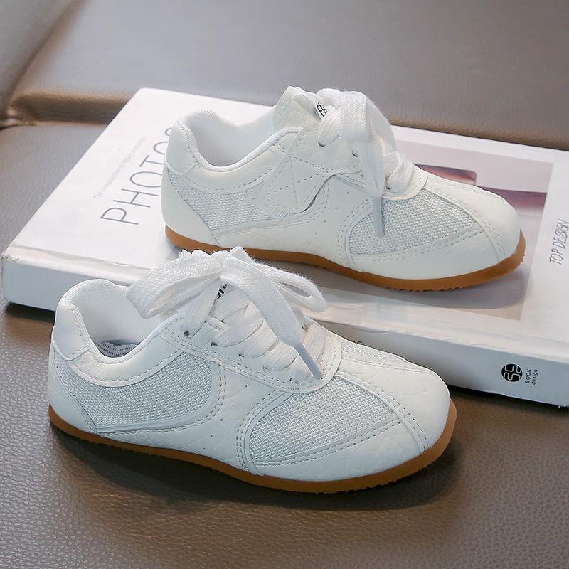 Kids Casual Shoes Retro Air Mesh Breathable Boys Girls Tenis Shoes Non-slip Soft Sole 2025 New Students Sports Shoes Trendy