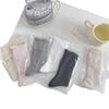 Solid Color Piled Socks With Fungus Edge, Versatile, Simple And Comfortable Mid-Leg Socks, Breathable And Thin Summer Stockings