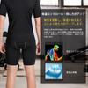 Sillictor Compression Short Sports Protection Size Small Men's Shorts, Leggings/Tights [UV + Sweat-Wicking & Quick-Drying], Half-Length, Black, 3325,