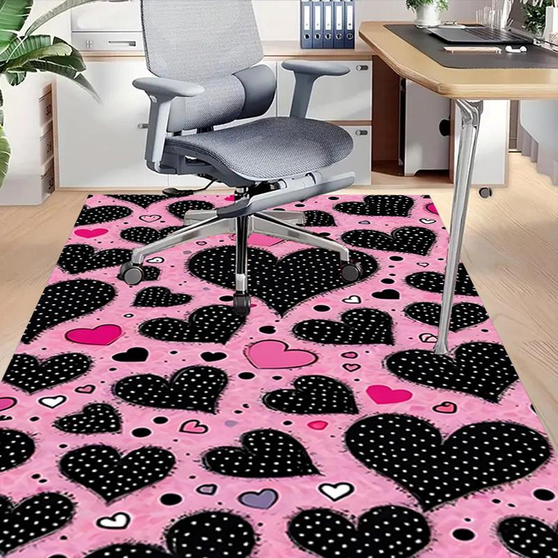 1PC Heart Pattern Extra Large Non-Slip Floor carpet, Office, family, bedroom, Studio - Large Area Rug,Longlasting Material-K0365