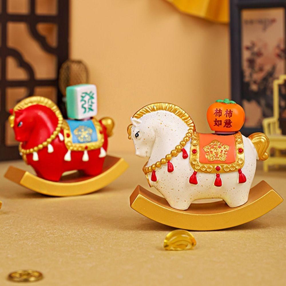 Year of The Horse Horse Miniature Chinese Style Desktop Ornament  Office Decoration