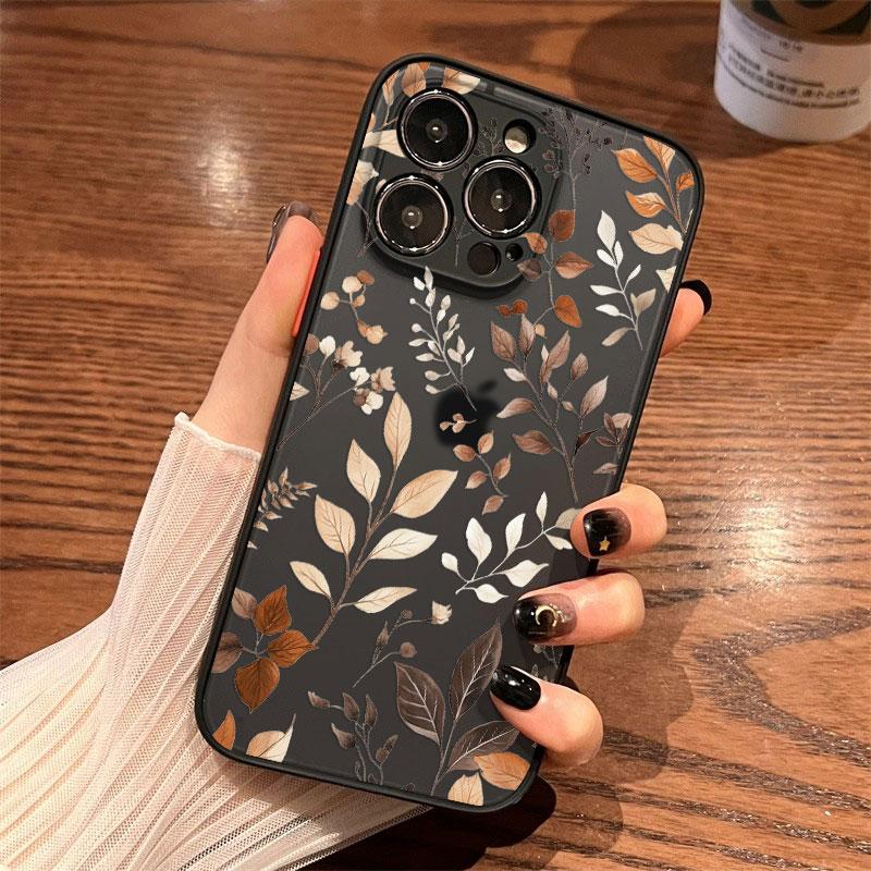 

Autumn Leaves Phone Case For iPhone 17 16 15 14 Pro Max Plus 13 12 Mini 11 Pro Max XR XS X 16 Plus Shockproof Back Cover Funda iphone 17Pro