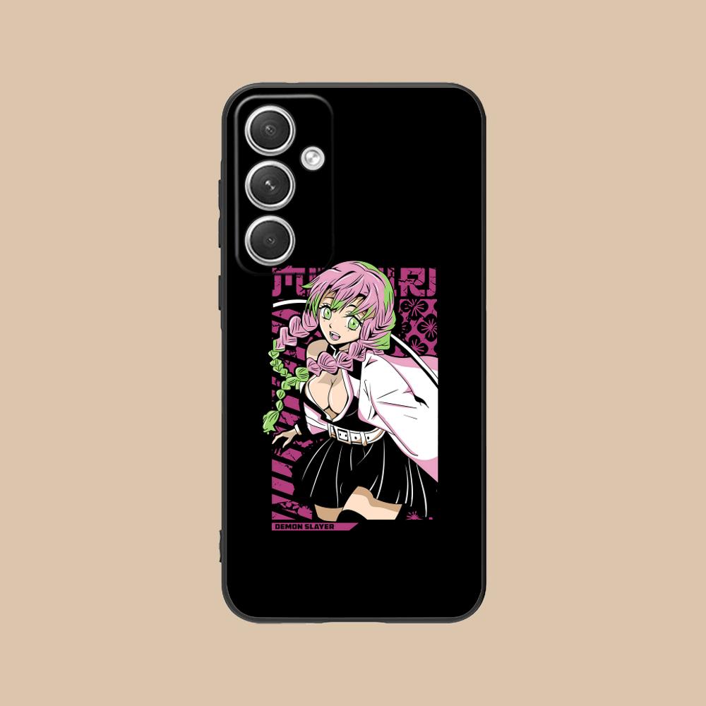 Demon Slayer Mitsuri Phone Case for Samsung Galaxy S25 S24 S23 S22 S21 S20 Note20 Plus FE Ultra Colour Protective Pretty Luxury