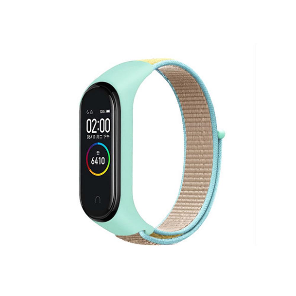 Nylon Schlaufenarmband für Xiaomi Mi Band 9 8 Geflochtenes Verstellbares Ersatz-Uhrenarmband Sportarmband für Mi Band 8 7 6 5 4 3 Armband
