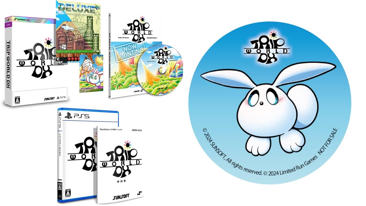 

Trip World DX DELUXE EDITION Включает брелок из жести PS5 и стандартную версию торгового мини-журнала и CD с саундтреком - [бонус] программное обеспечение, трехсторонний