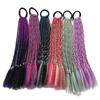 Children'S Wig Ponytail Dirty Braid Ponytail Hair Loop Short Three Braid Ponytai