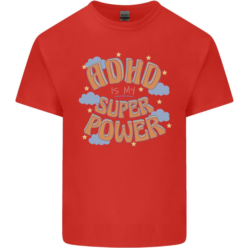 ADHD Is My Superpower Unisexs Light Cotton TShirt