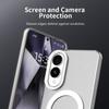 Für Samsung S25 Edge Hülle Abdeckung Samsung Galaxy S25 Edge Capas Transparent Magnetisch Matt Farbe Klar Fundas Samsung S25 Edge