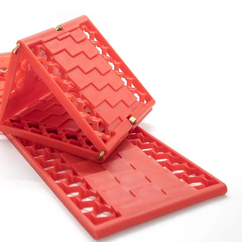 Essential 2pcs Collapsible Tire Traction Pads Reliable Car Escape Device for All Terrain Obstacles Snow Ice Mud Sand