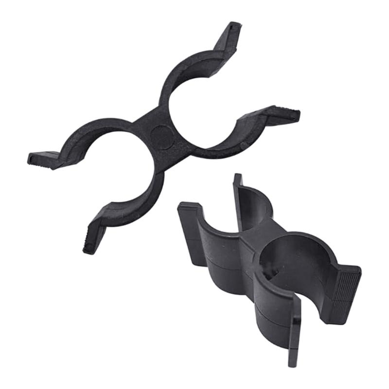 4PCS Marine Grade Nylon Tube Clamps Secure Mounting for Boat Canopy Support Rods and Deck Railings