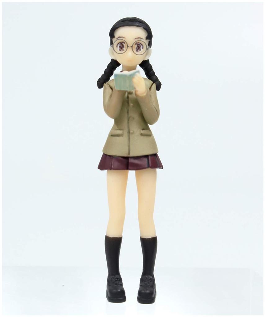 Platts Girls Panzer Final Chapter Chiba Single Academy Figure Set Uniform Version Scale Urethane Unpainted Kit & 1/35 Non-foaming GPF-37