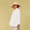 LESS 2024 Spring Casual Drawstring Stand-Collar Shirt
