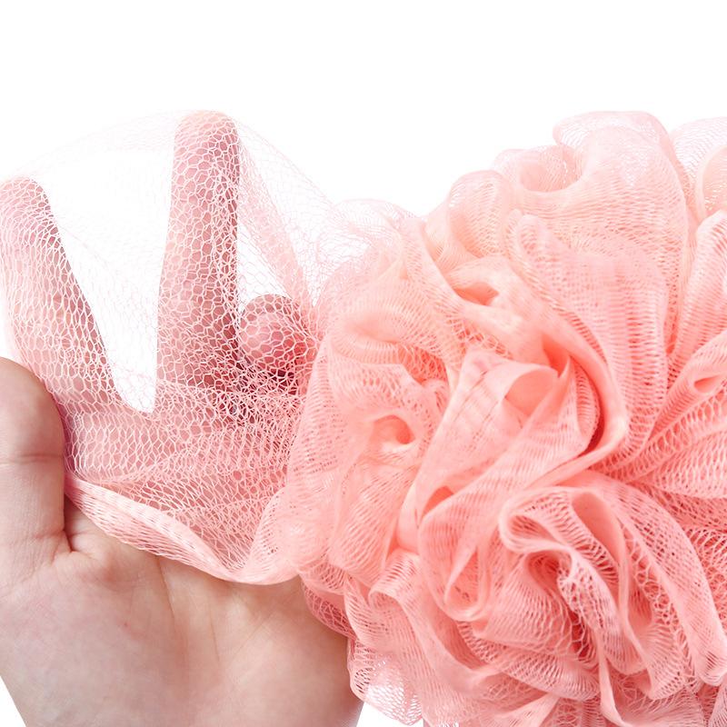 1pc Bath Ball Towel Large Lovely Soft Bath Supplies Rub Back Rub Bath Not Loose Bath Flower
