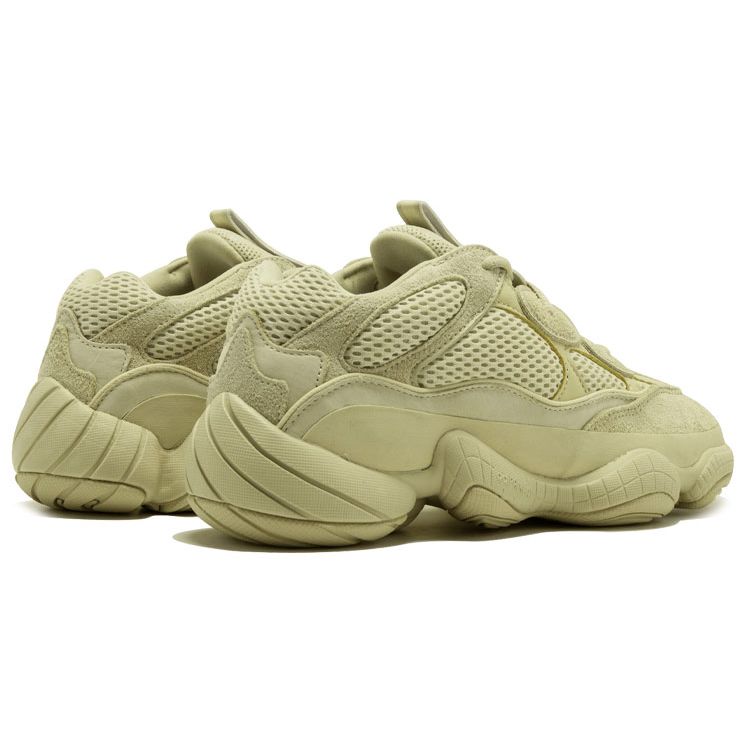 Adidas Originals Yeezy 500 Supermoon Yellow Comfortable Slip Resistant Durable Lightweight Low Top Dad Shoes Unisex sneaker Desert-Yellow DB2966-2018