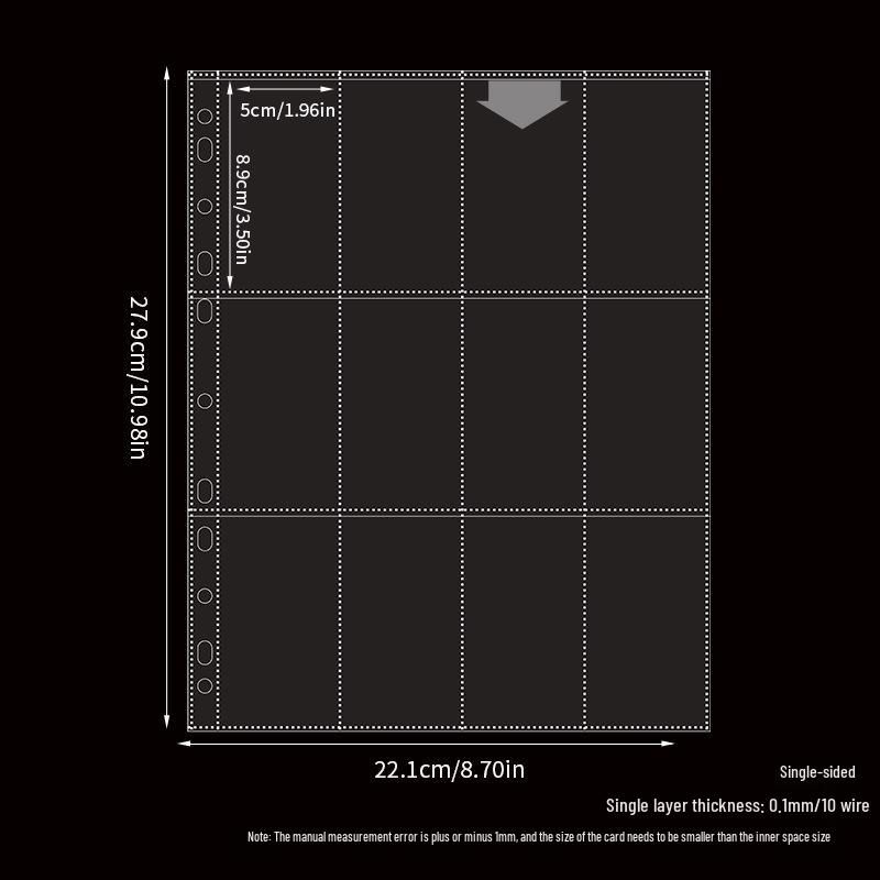 

Аніме Мерч: Значки-кнопки IMAX, Альбом для пазлів і карток, Внутрішні сторінки формату А4, Органайзер на 12 кишень, Універсальні отвори