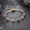 Evil Eye Titanium Steel Non Fading Punk Bracelet Unisex Hip Hop Fashion Jewelry