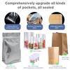 200mm Heat Sealing Machine Home Impulse Sealer Kitchen Food Vacuum Seal Kraft paper/Plastic Bag Meat/Candy/Fruit Storage 220V