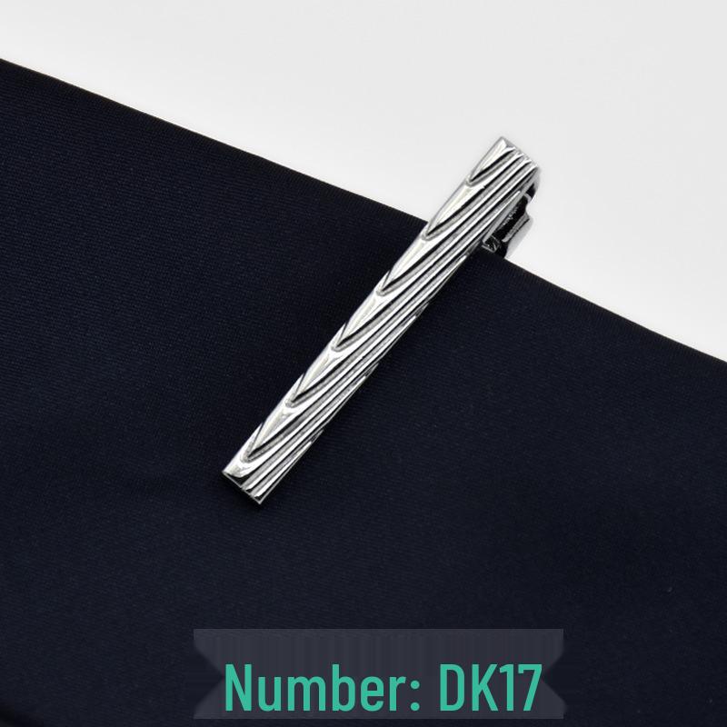 Men's 4cm Korean Style Silver Tie Clip - Suit & Shirt Accessory