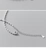 Korean Trendy Creative Rice Bead Clavicle Necklace for Women