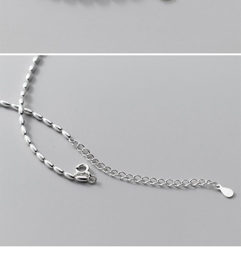 Korean Trendy Creative Rice Bead Clavicle Necklace for Women
