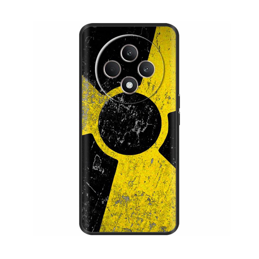 For Oppo Reno 12F 4G Case Reno12 F 5G Shockproof Cover Cute Painted Soft Black Silicone Phone Cases For OPPO Reno12F 4G 5G Coque