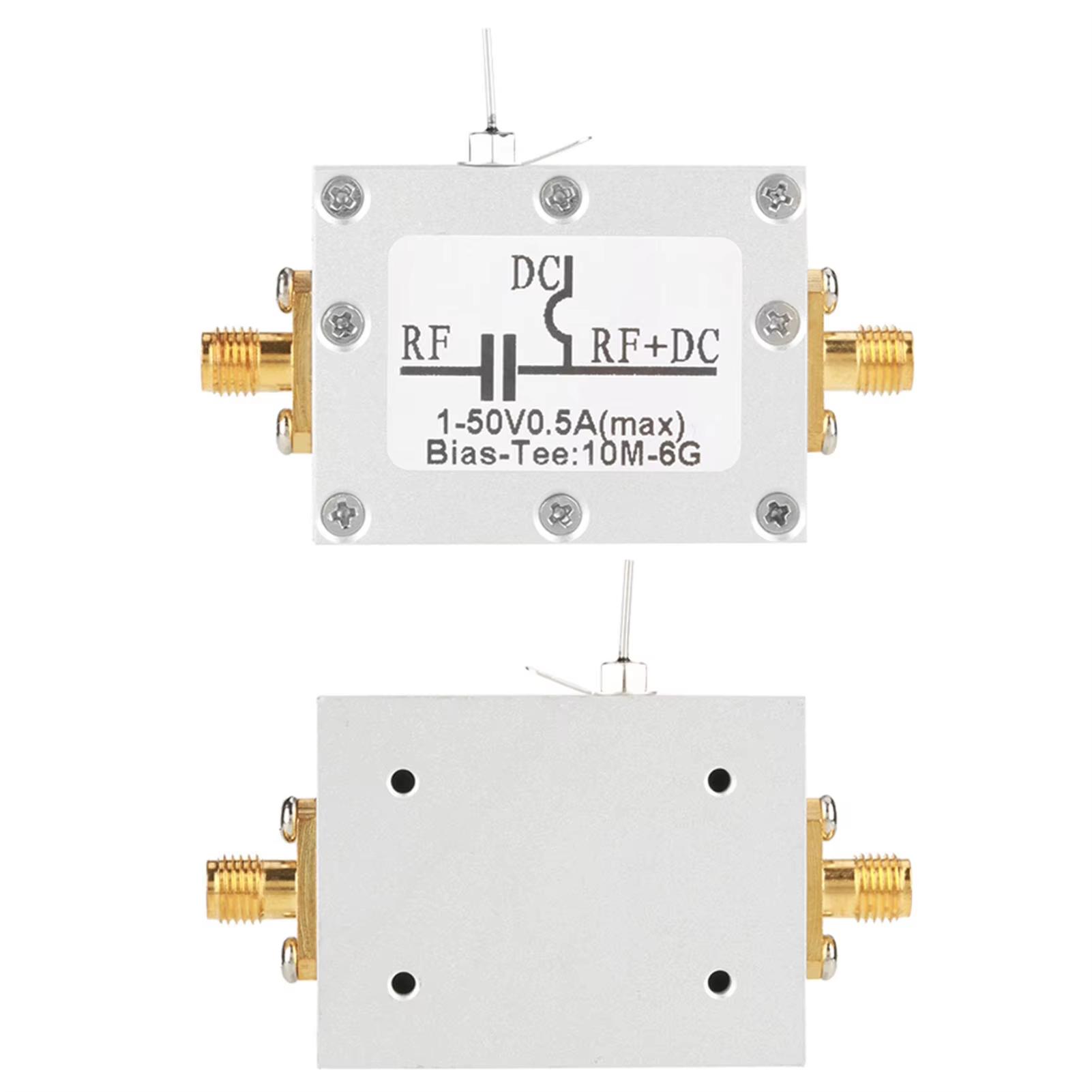 

1 шт. 10 МГц-6 ГГц смещающий тройник 10 МГц-6 ГГц широкополосный радиочастотный микроволновый коаксиальный смещающий