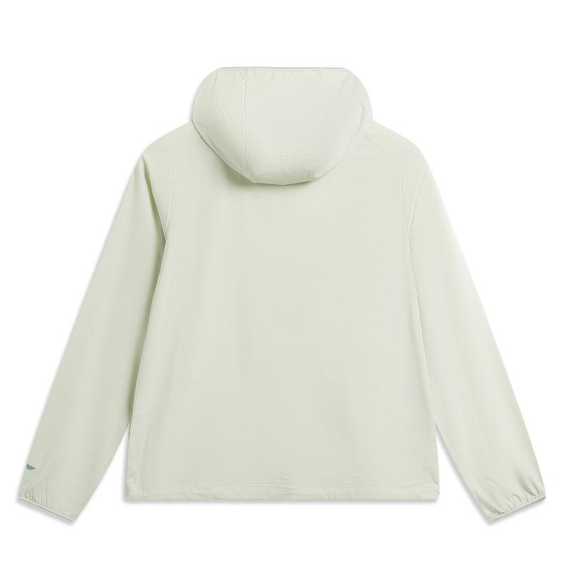 Li Ning Outdoor CF Water Sports Lightweight Breathable Ice Feel Comfortable UPF 50+ Sun Protection Clothing Women Clothing White Green AFDW214-1