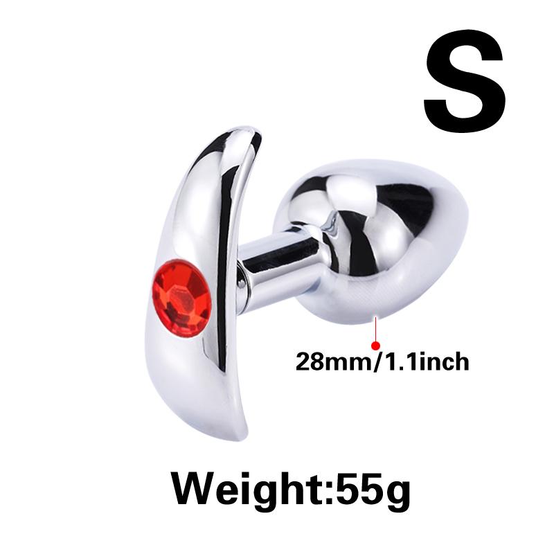 Metal Outdoor Anal Plug Stainless Steels Anchor Base Butt Plug Prostate Massager Anal Masturbator Dildos Adult Sex Toys