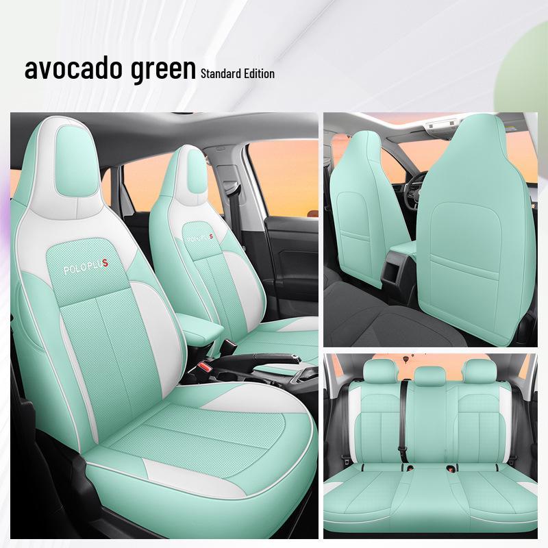 DJGY Volkswagen POLO PLUS Sports Leather Car Seat Cushion - All Seasons.