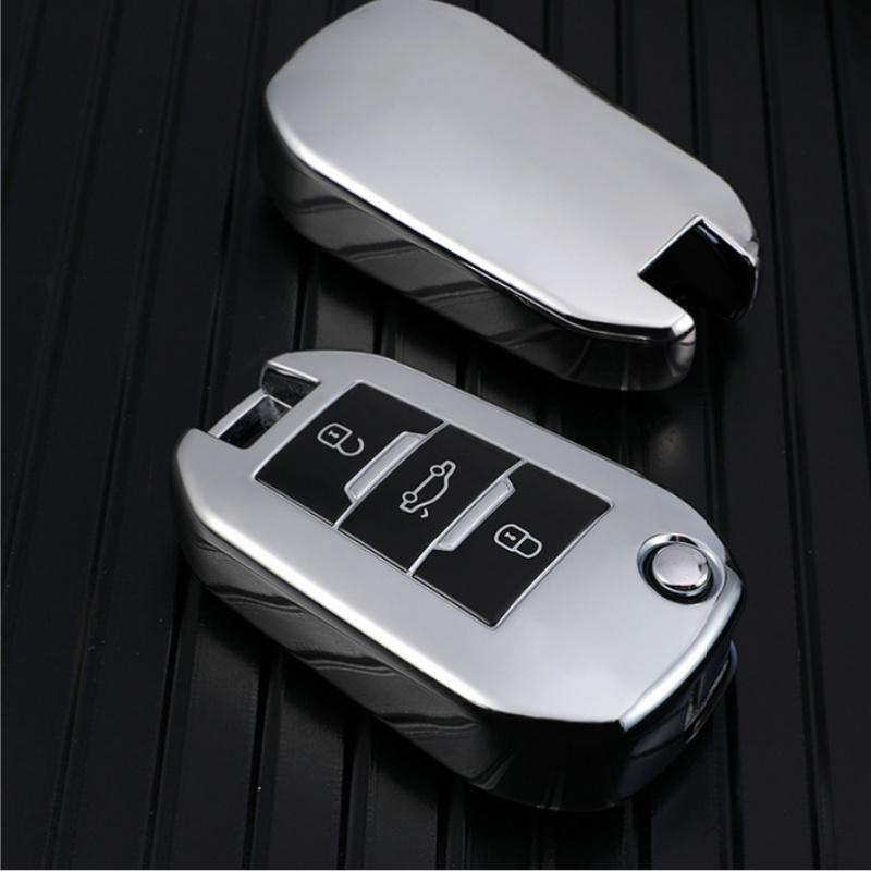 Neue TPU Auto Klappschlüssel Hülle Abdeckung Schale Für Peugeot 208 308 408 508 2008 3008 4008 5008 Zubehör