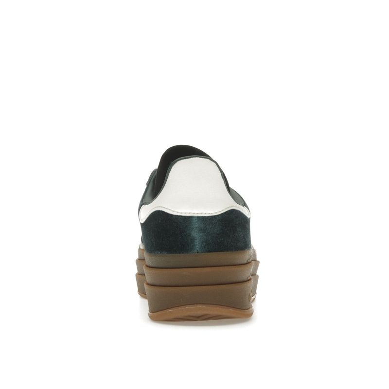 Adidas Gazelle Bold Mineral Green Velvet Women Sneakers Putty-Grey IG4391