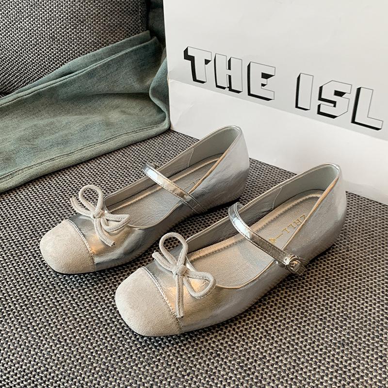 inner height increase women's single shoes square head Mary Jane women's shoes casual small red shoes fat feet wide feet large size women's shoes