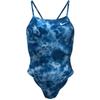 Nike Womens/Ladies Tie Dye Logo Cut Out One Piece Swimsuit