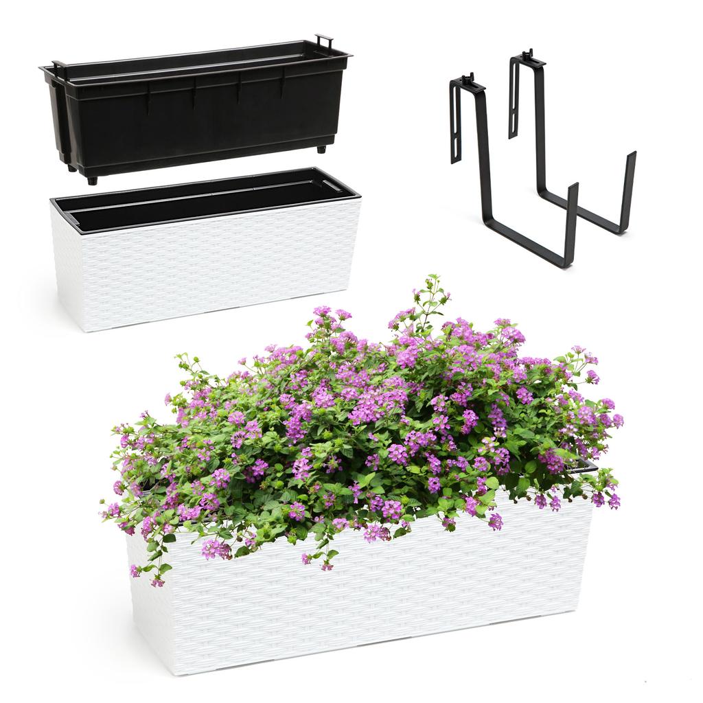 KADAX Flowerpot Balcony Box Handles 19x56cm