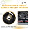 Durable-Upper Lower Front Engine Mount Rubber Engine Mount Rubber Set Engine Mount Rubber For VW Golf