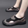 Outdoor Trendy Sandals Summer Mesh Hollow Casual Outerwear Shoes Men's Breathable Sports Shoes Beach Sandals New