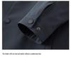 2025 Men's Spring/Autumn Business Jacket - Middle-Aged Fashion, Solid Color Lapel, Outdoor Administrative Style
