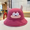 Fashionable Style Cartoon Fisherman Cap For Women Funny Big Mouth Design