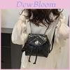 Stylish Spring Summer Fashion Backpack For Women In Black Blue Silver White Pu Material