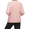 Adidas Round Neck Sports Comfortable Long Sleeve Sweatshirt Women sweatshirt Pink FM6184