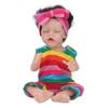12in Length Newborn Girl Doll Lifelike Active Limbs Washable Lifelike Reborn Girl Doll