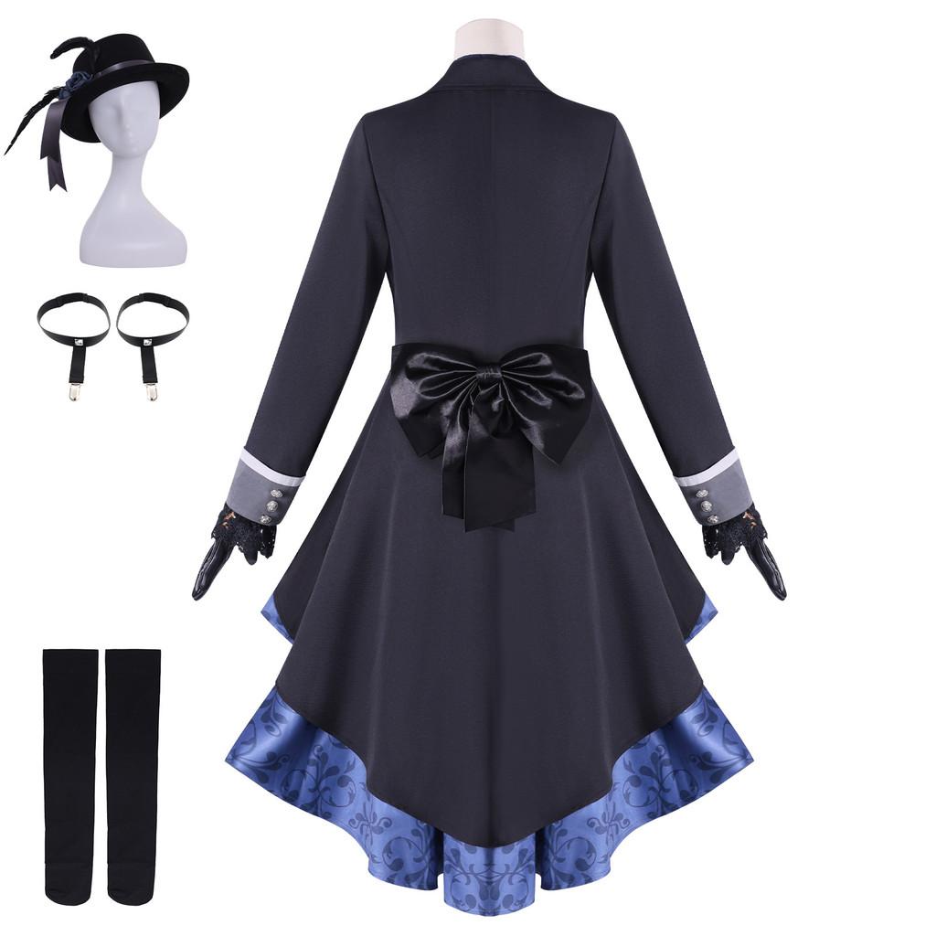 Black Butler Ciel Phantomhive Cosplay Outfit With Polyester Fabric For Anime Conventions And Events