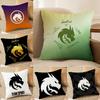 Team S-Spirit Cushion Cover Short Plush Double-Sided Print Square Throw Pillow Covers Sofa Home Cushion Decor