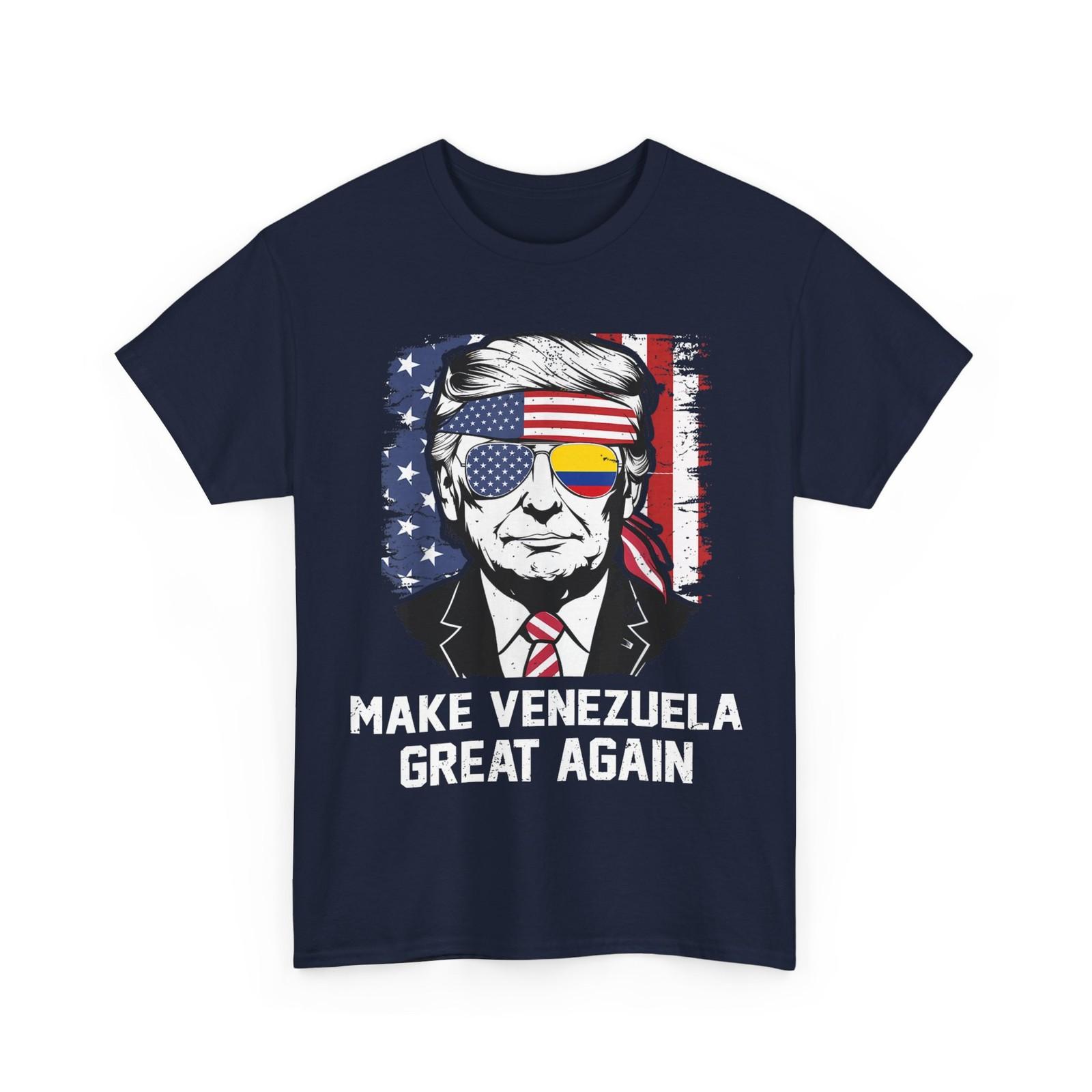 Trump Make Venezuela Great Again Shirt, Venezuela Supporters Lovers Gifts Shirt S