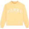 Lente 2026 PARKE Dames Crewneck Katoenen Sweatshirt met Letterprint - Casual Losse Top