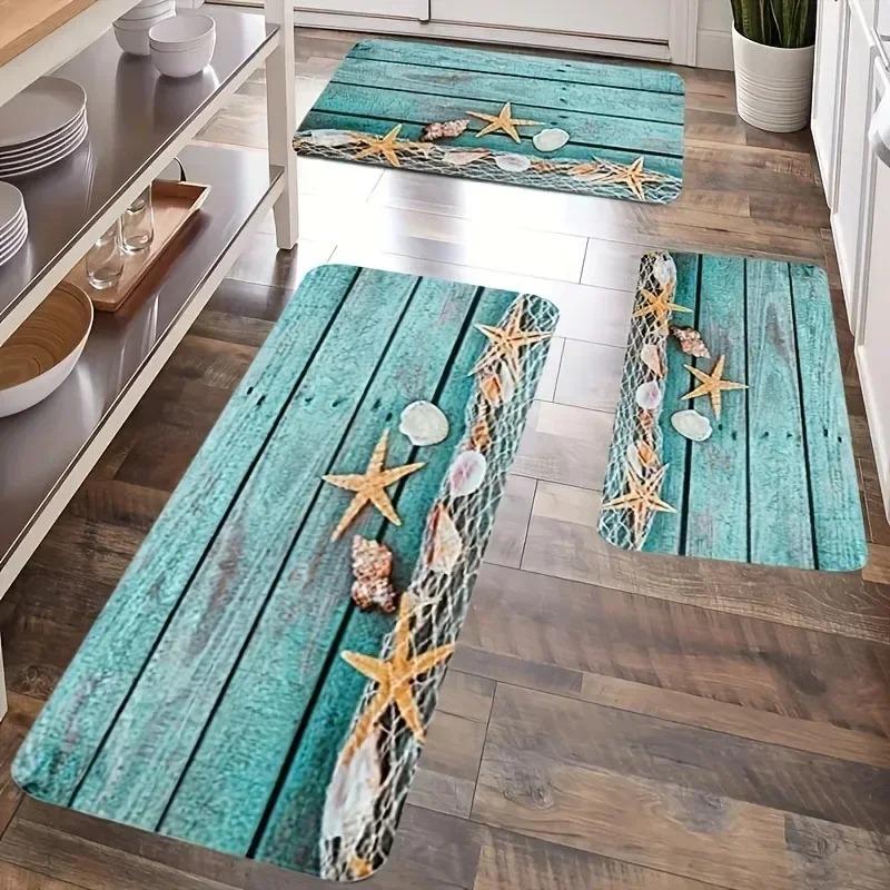 1PC Welcome Charactor Door Mats Kitchen Rugs Non-Slip Design Bathroom Rugs Bath Mat Carpet for Living Room Sink Laundry Decor